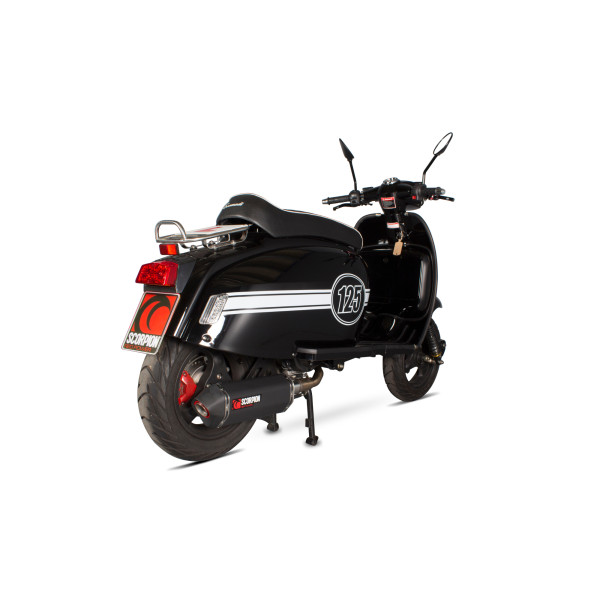 Scorpion Exhaust Scomadi TL125 2015 - 2017 Serket Parallel Full System Black Ceramic Coated Sleeve